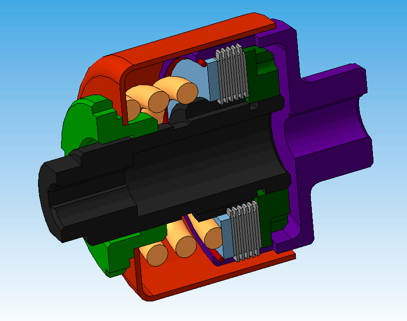 3D модель Муфта фрикционная 3D