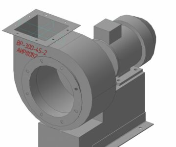 3D модель Вентилятор ВР-300-45-2