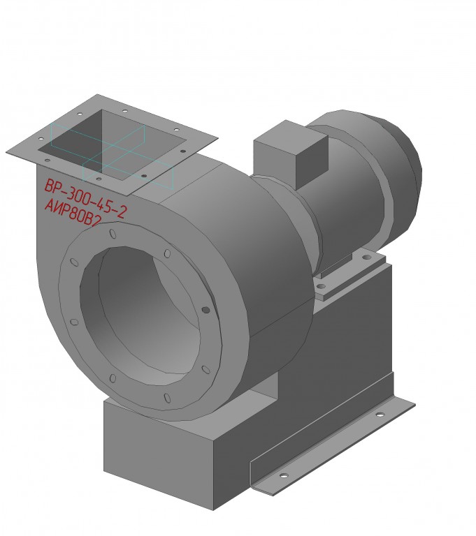3D модель Вентилятор ВР-300-45-2
