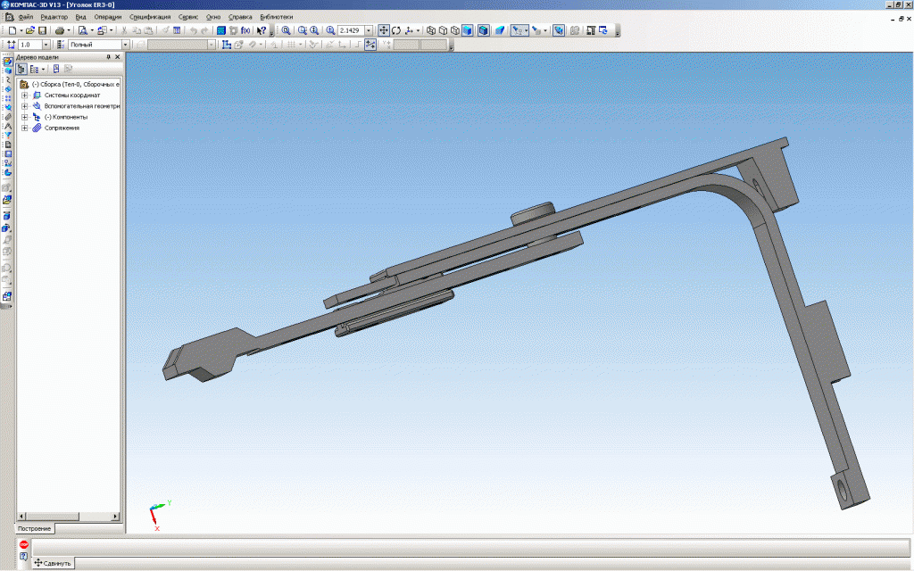 3D модель Угловая передача ER 3/0 C SL