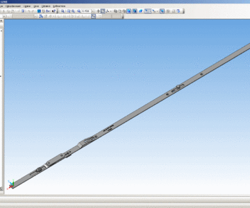 3D модель Верхняя шина OR 1250/1 SL