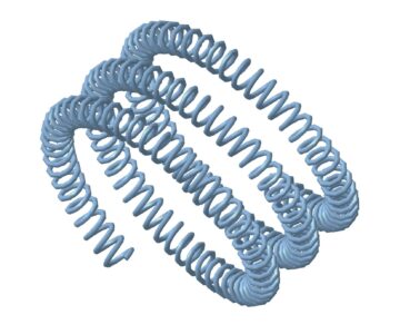 3D модель Спираль по спиральной оси