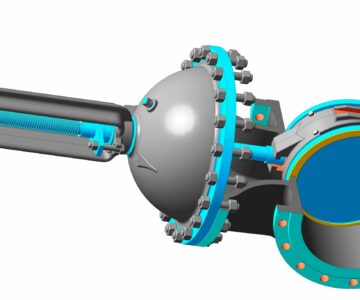 3D модель Задвижка 30с541нж Ду400 Ру16