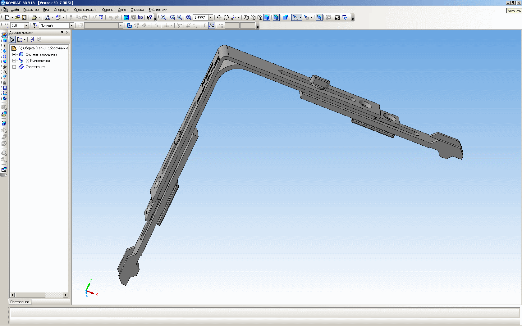 3D модель Угловая передача ER 7/OR C SL