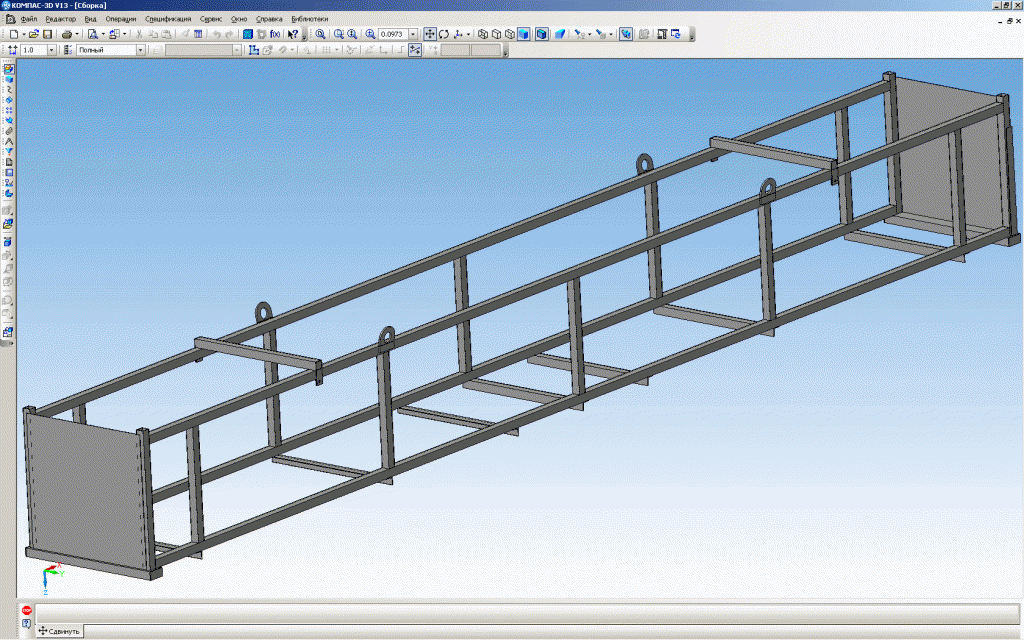 3D модель Паллета сварная