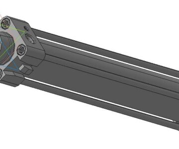 3D модель Пневмоцилиндр 60M2L032A0200(N01)