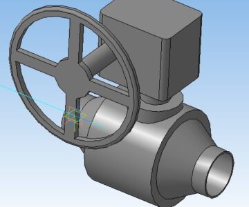 3D модель Краны шаровые Энерпред Ярдос