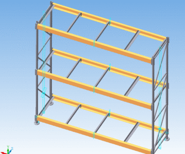 3D модель Стеллаж 3D