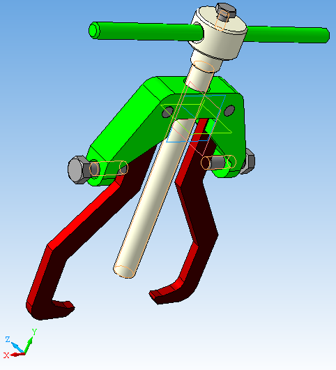 3D модель Съёмник подшипников и шкивов