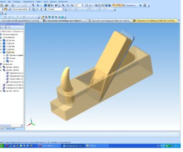 3D модель Рубанок по дереву 3D