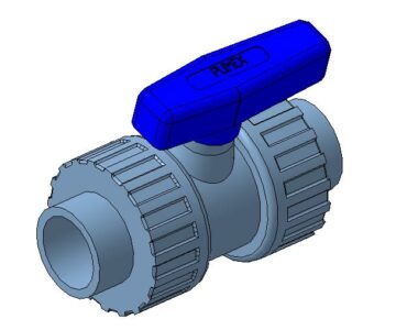 3D модель Кран D32 ПВХ (разборный). 3D модель