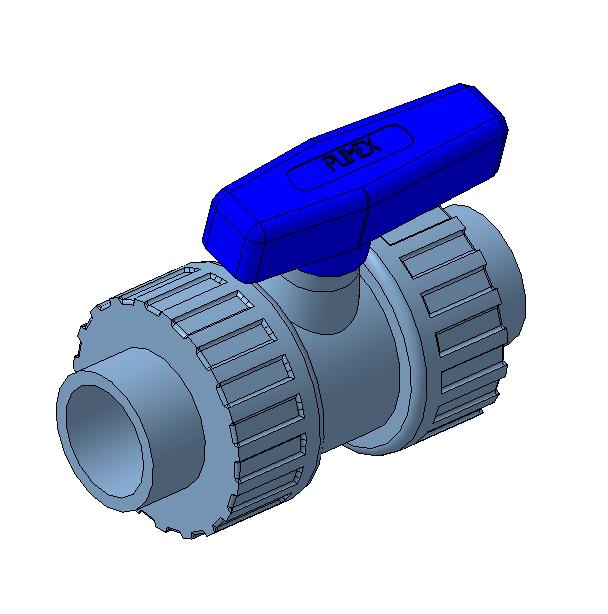 3D модель Кран D32 ПВХ (разборный). 3D модель