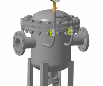 3D модель Фильтр газовый ДУ 80