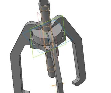 3D модель Съемник для подшипников диаметром 20-80