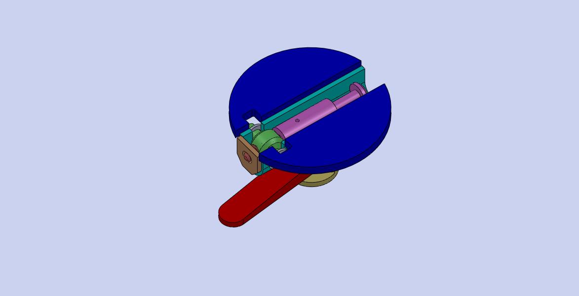 3D модель Механизм задраивания люков