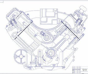 Чертеж Модернизация параметров двигателя автомобиля ЗиЛ-114