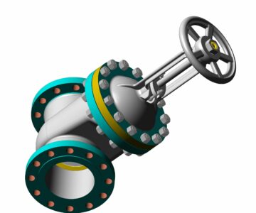 3D модель Задвижка 30с64нж Ду200 Ру25 (ручной привод)