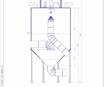 Чертеж Распылительная дисковая сушилка (сливки)