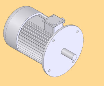 3D модель Электродвигатель АИР 160 s 3D Модель