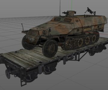 3D модель SdKfz251 A