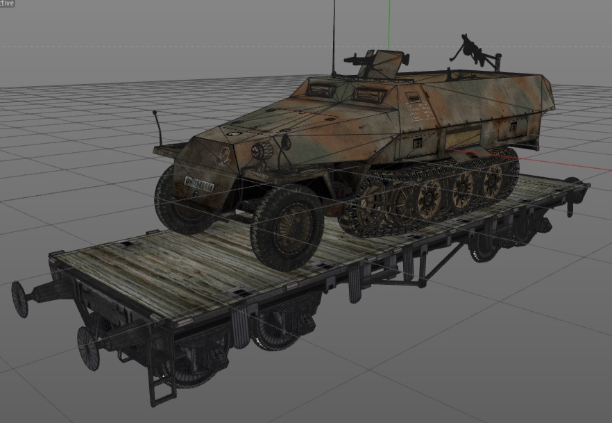 3D модель SdKfz251 A