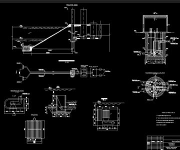 Чертеж Проектирование водозаборных сооружений из поверхностного источника