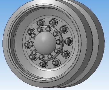 3D модель Модель опорного катка Т-80