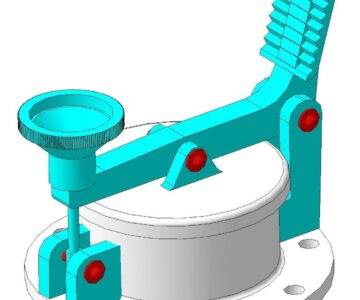 3D модель Люк замерный ЛЗ-150