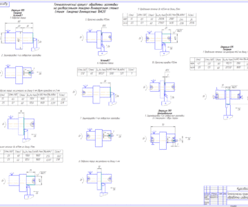 Чертеж Разработка технологического процесса обработки детали "вал"