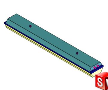 3D модель Светильник ЛСП 12 2х40-901