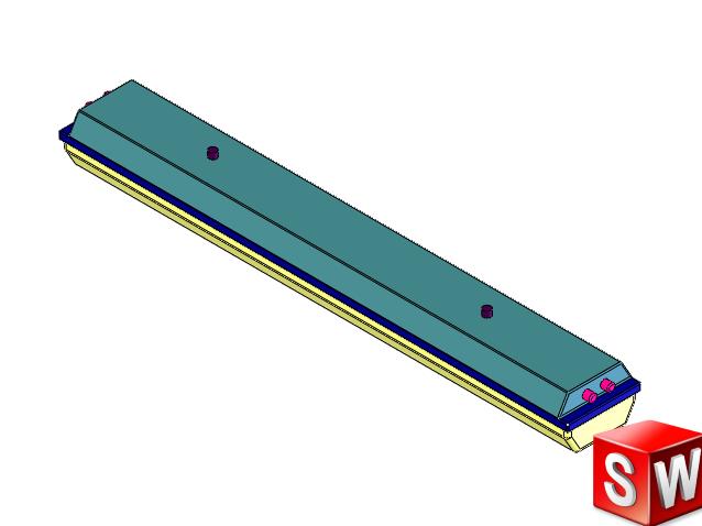 3D модель Светильник ЛСП 12 2х40-901