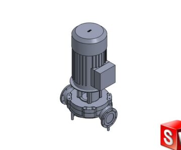 3D модель Насос WILO-CronoLine- IL125/340-30/4