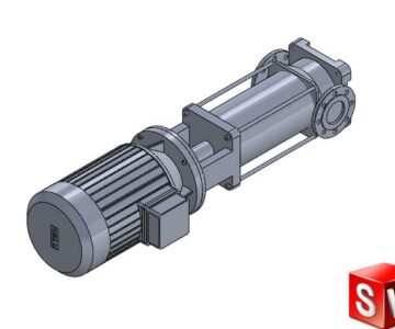 3D модель Насос Wilo-Multivert MVI5205 PN16