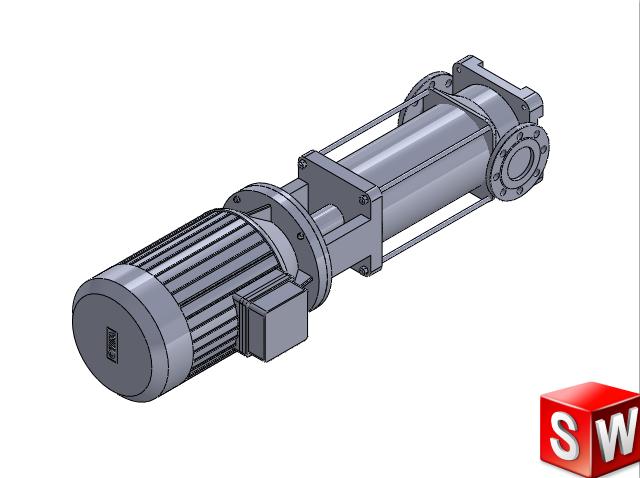 3D модель Насос Wilo-Multivert MVI5205 PN16