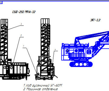 Чертеж Чертеж СБШ-250 МНА-32 и ЭКГ-3,2