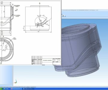 3D модель Выхлопной коллектор