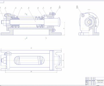 3D модель Чертежи амортизатор МЧ00.51