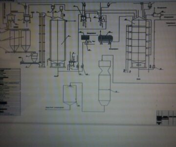 Чертеж Технологическая схема производства лизина