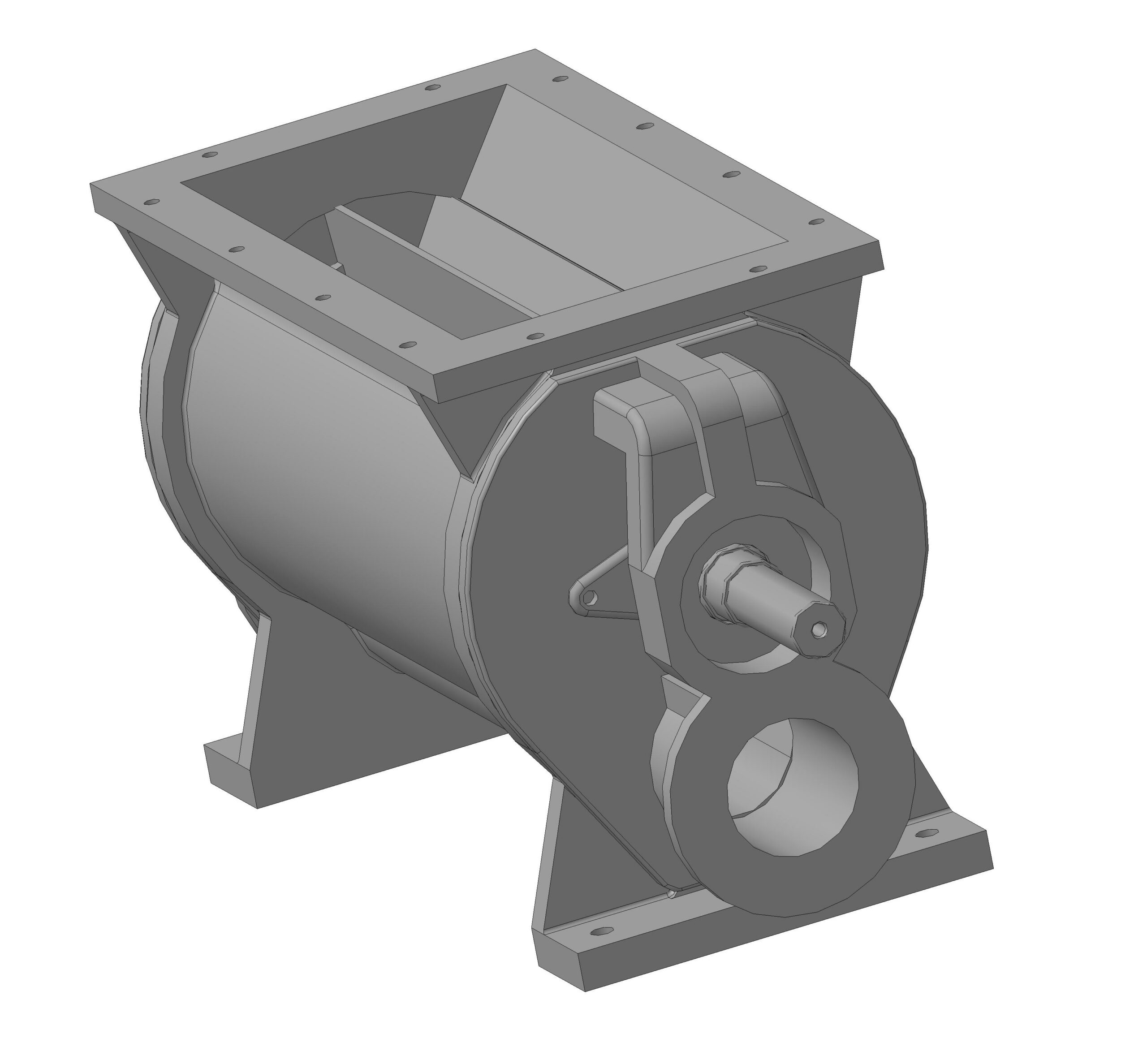 3D модель Питатель шлюзовый роторный марки М-122