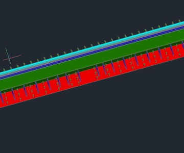 3D модель деформационный шов D-100