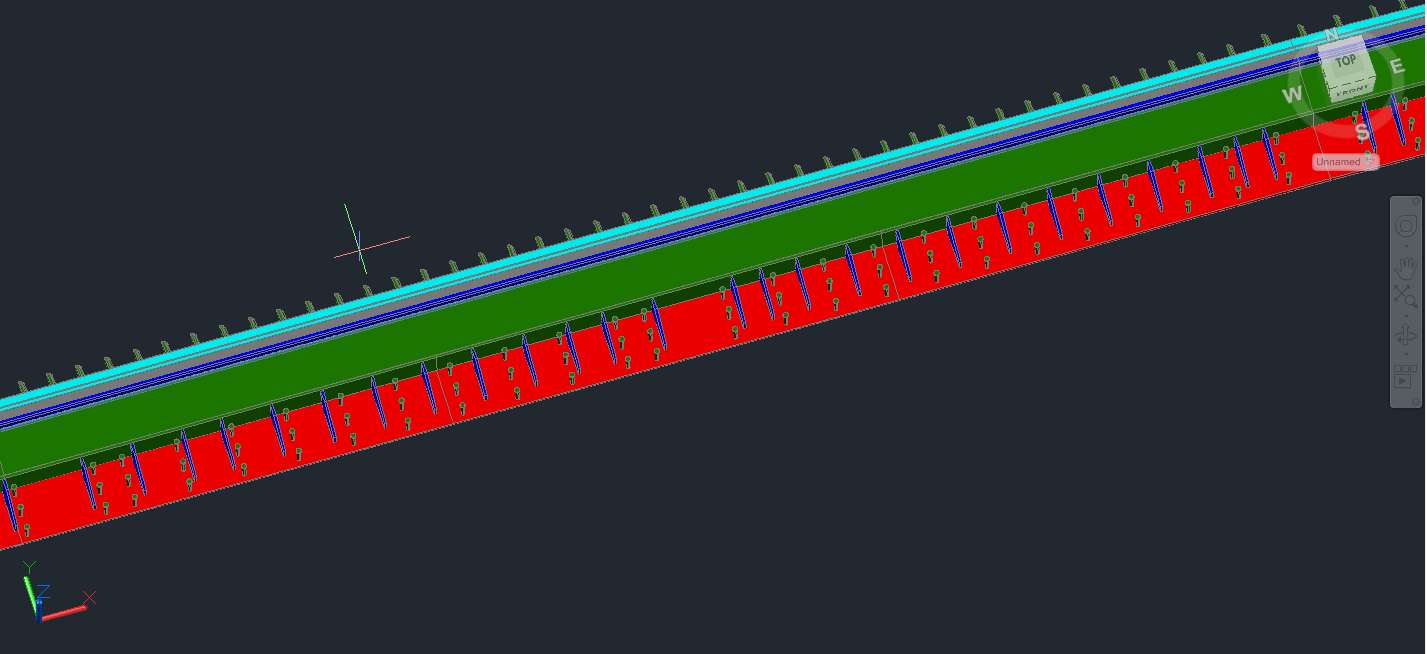 3D модель деформационный шов D-100