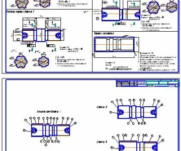 Чертеж Рабочие чертежи деталей группы типа шлицевый вал