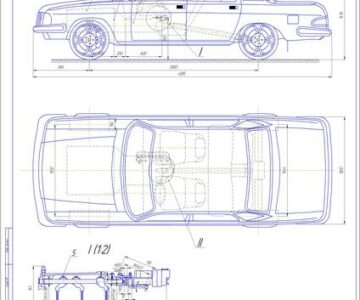 Чертеж ГАЗ 3110