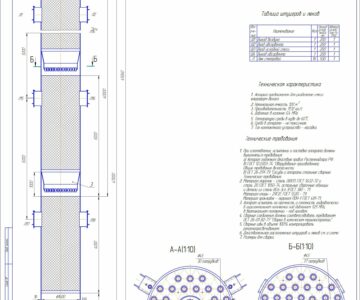 Чертеж Ректификационная колонна с насадками хлороформ-бензол
