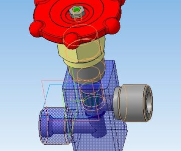 3D модель Вентиль запорный цапковый