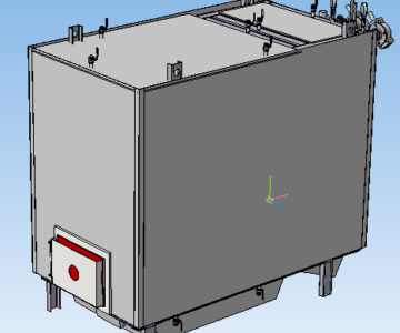 3D модель Котёл КВр-0.8