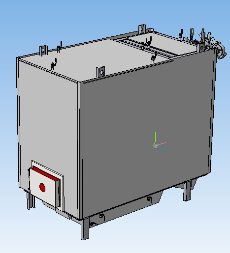 3D модель Котёл КВр-0.8