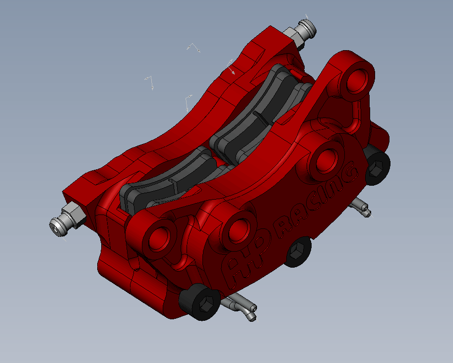 3D модель Тормозной суппорт APracing CP4227-2S0