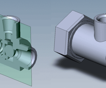 3D модель Клапан переливной 3D модель