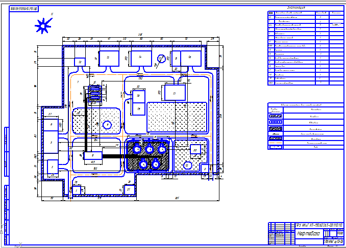 Чертеж Проектирование нефтебазы категории IIIб